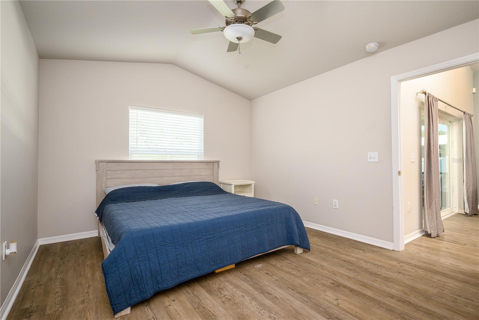 Primary suite with king size bed