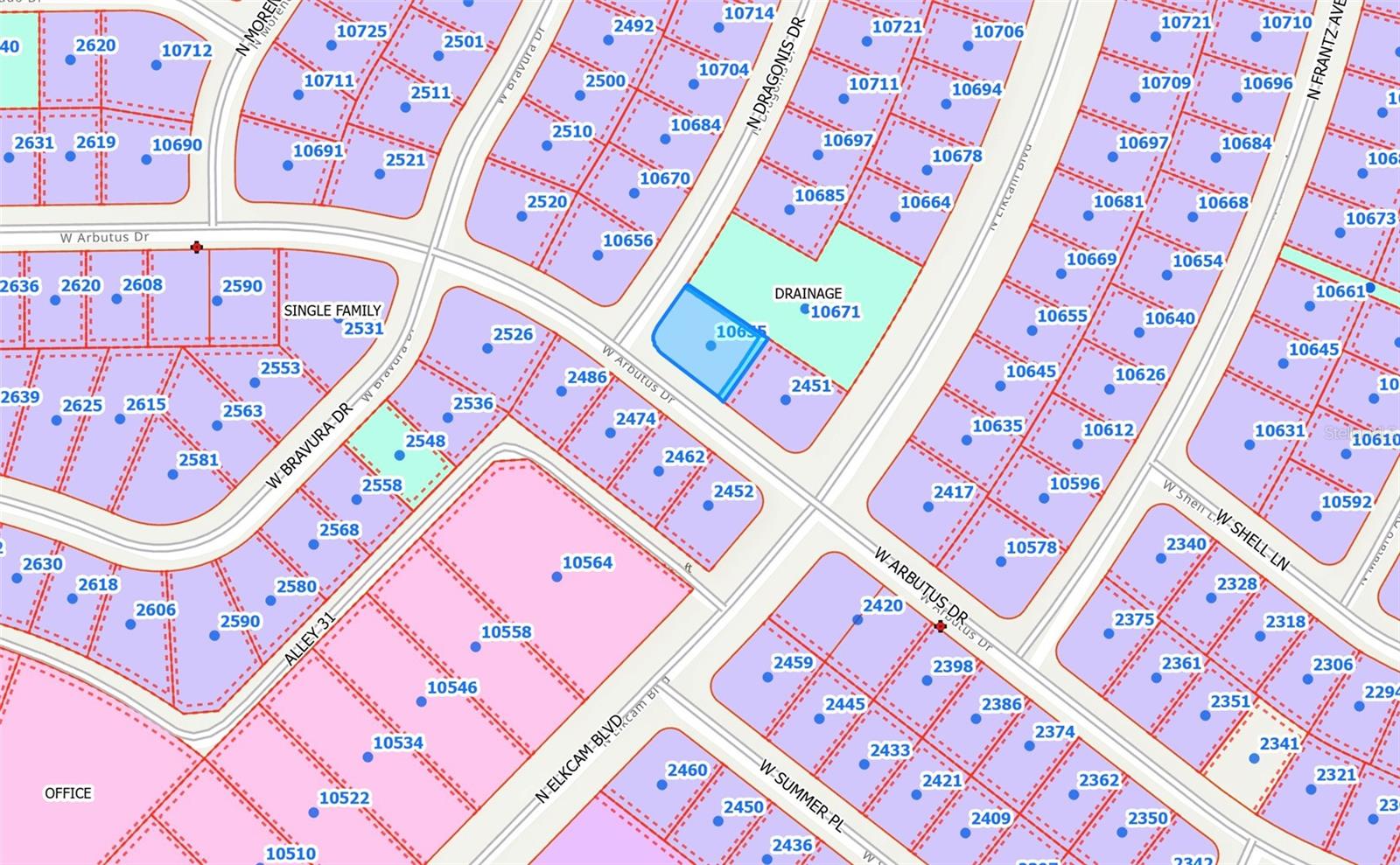 10655 N DRAGONIS DR, CITRUS SPRINGS, FL, 34434