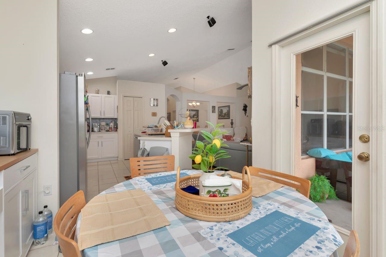 Breakfast nook, perfect spot for your morning. coffee