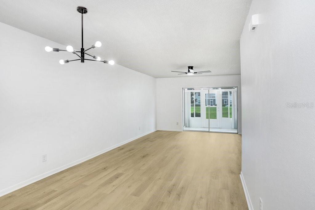 Dining Room View into Living Room