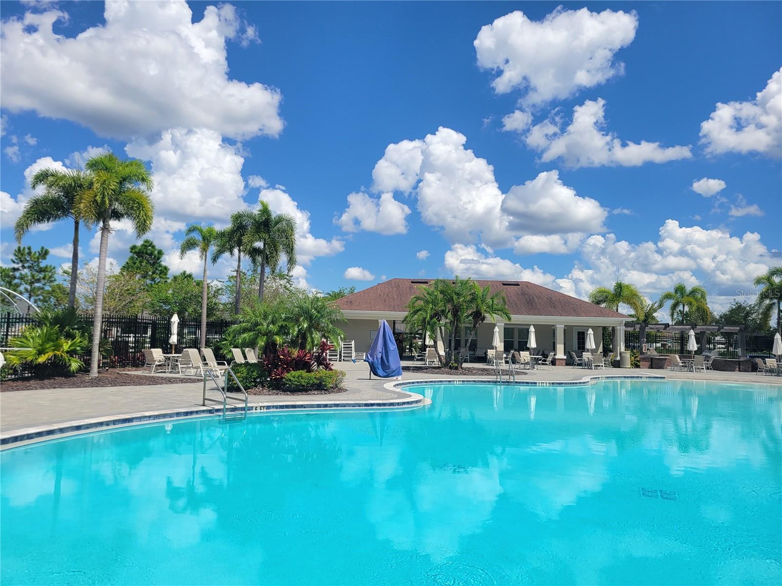 140,000 gallon zero-entry, or beach-entry style pool