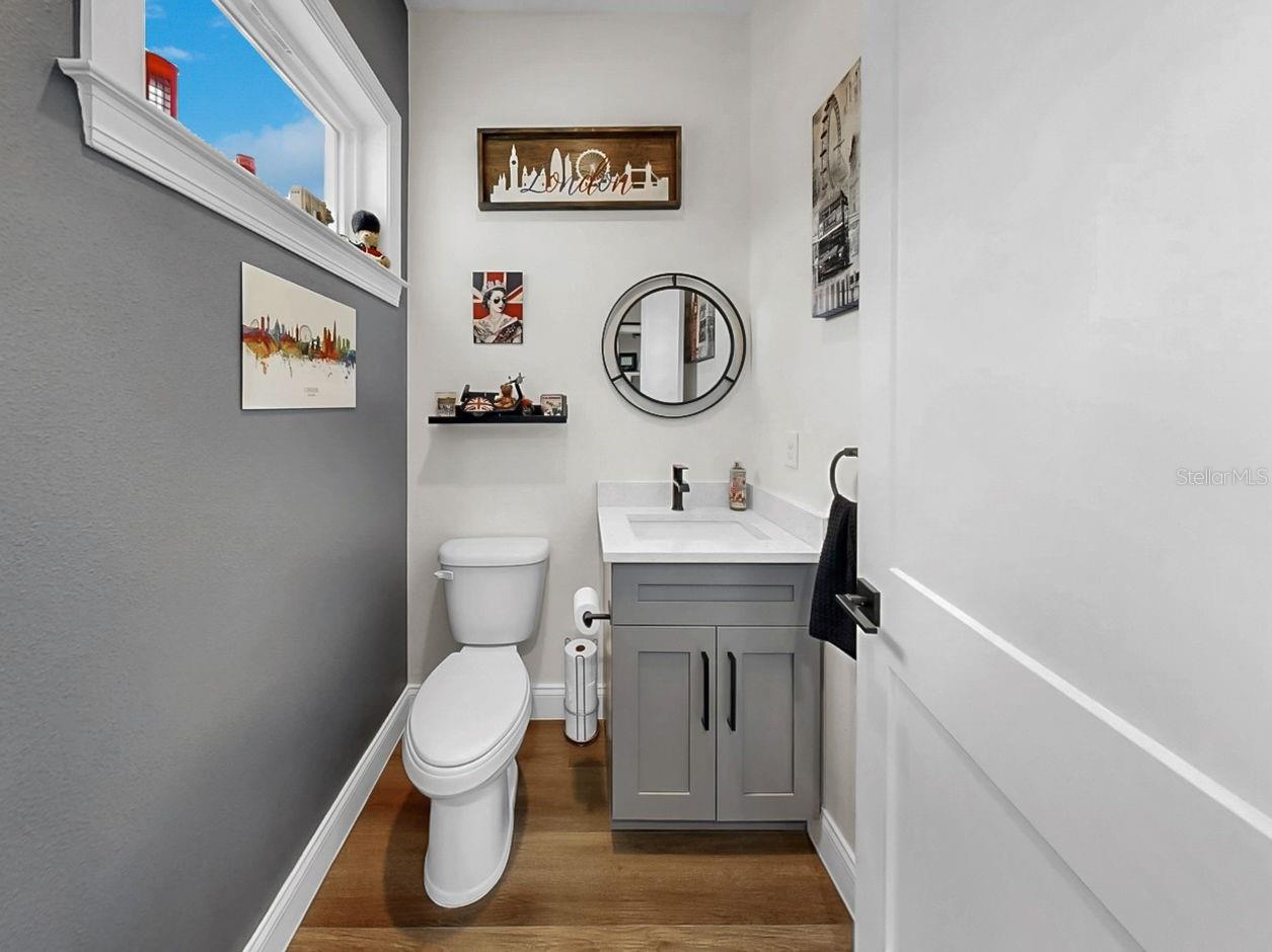 Downstairs half bathroom