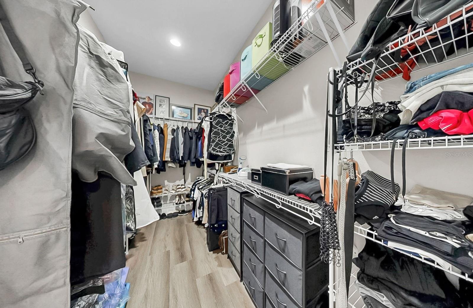 Large walk-in closet