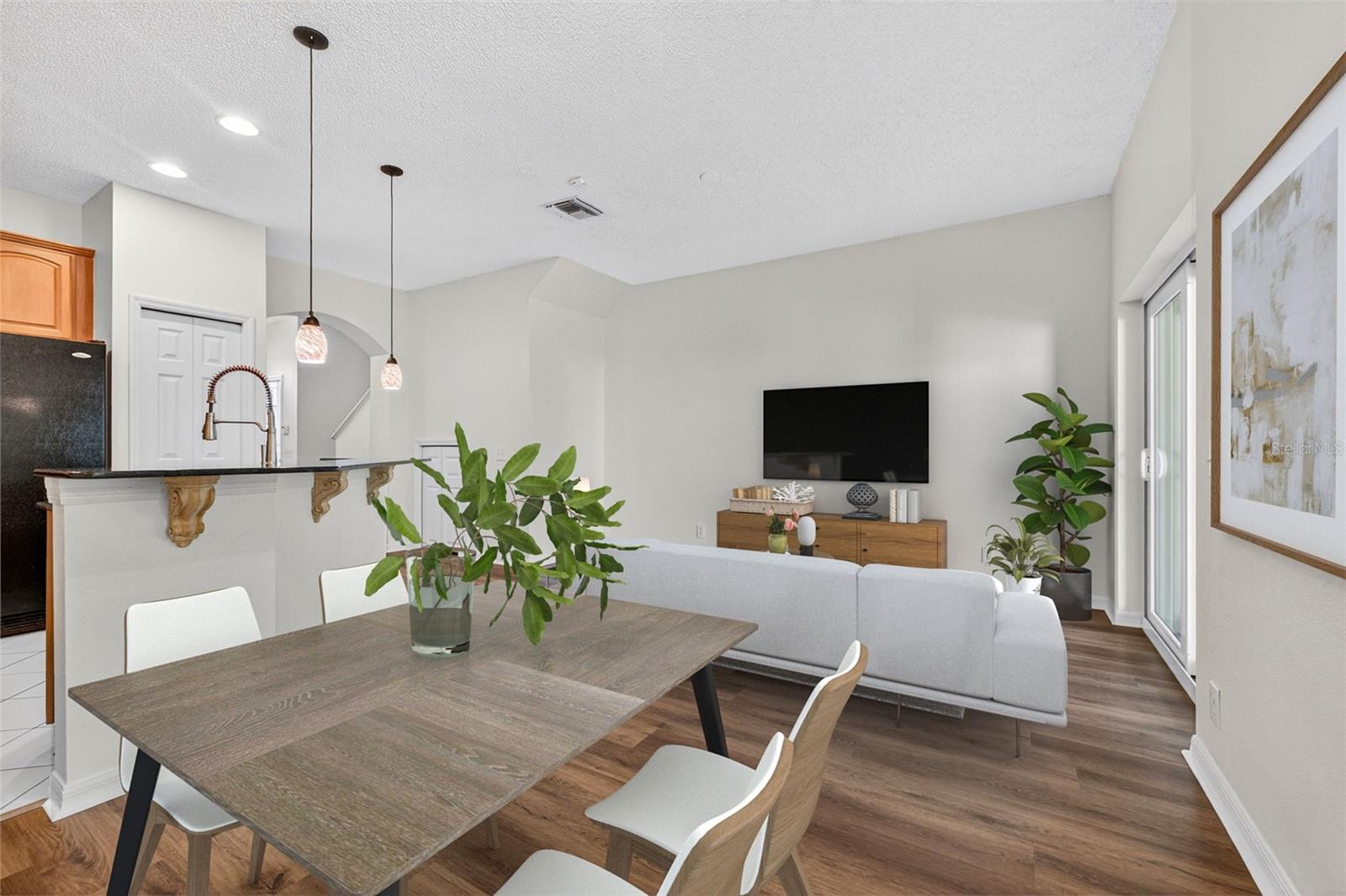 Virtual Staged Family Room