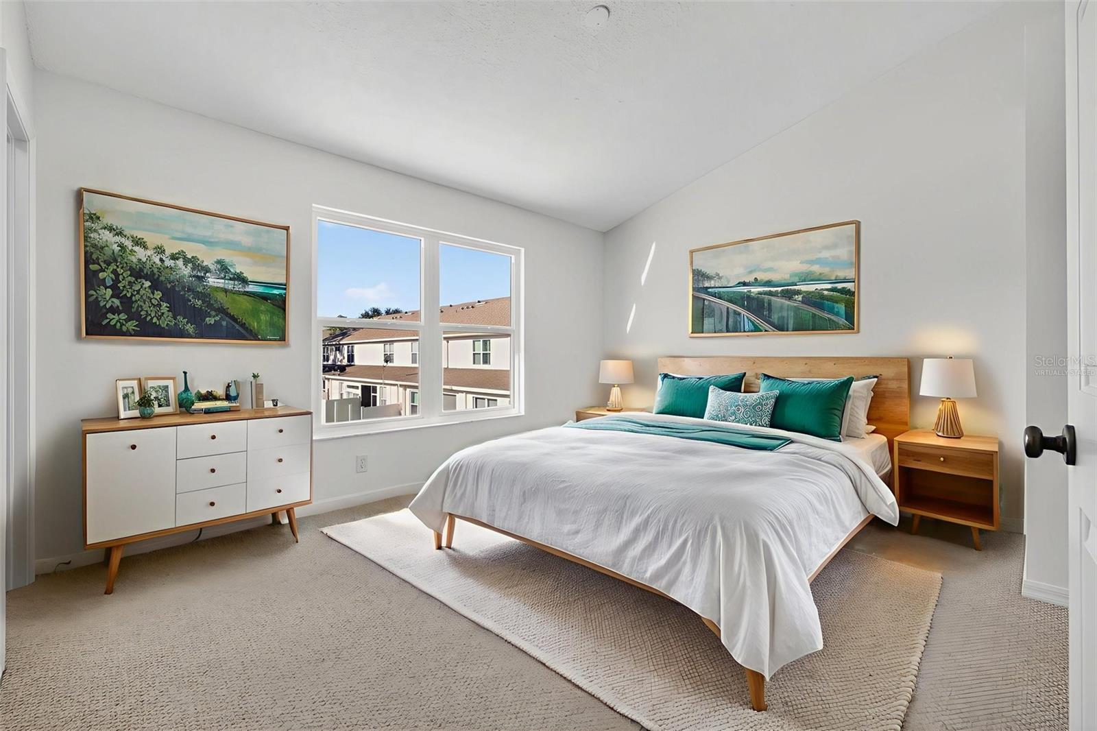 Primary Bedroom Virtually Staged