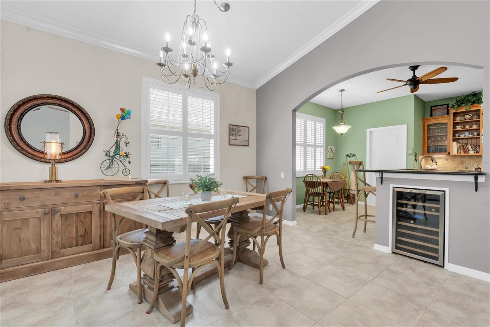 Dining Area - Wine Fridge