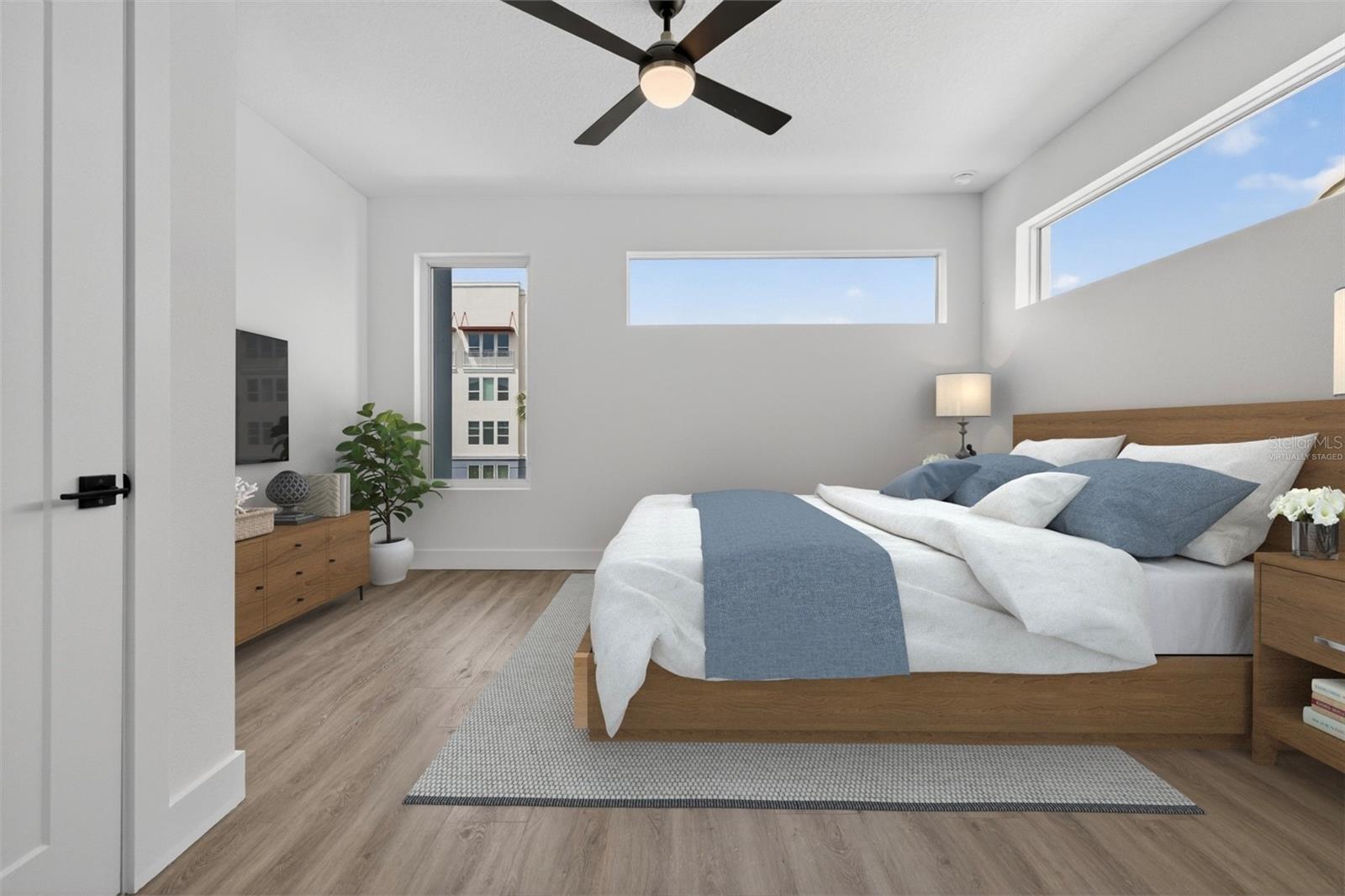 virtually staged Primary Bedroom