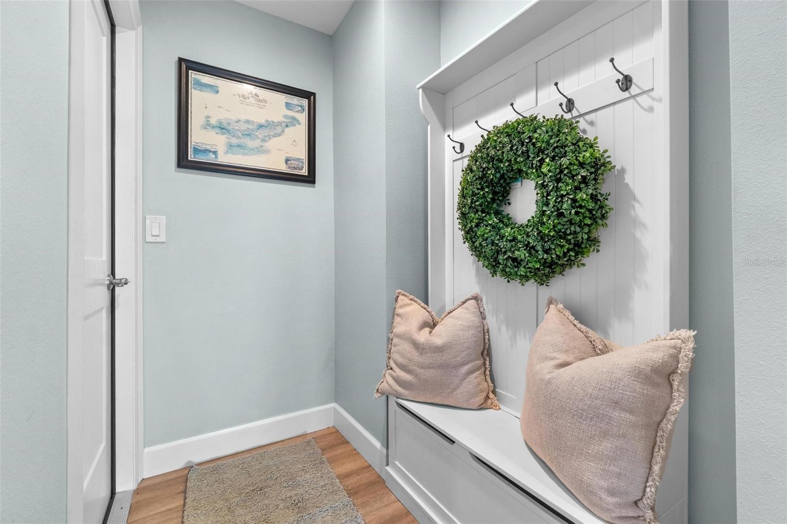 "Mudroom" to the garage