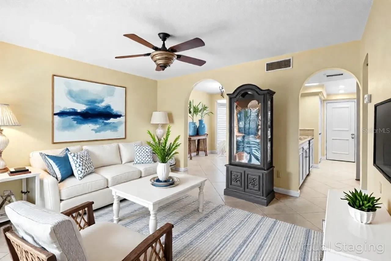 LIVING ROOM- STAGED