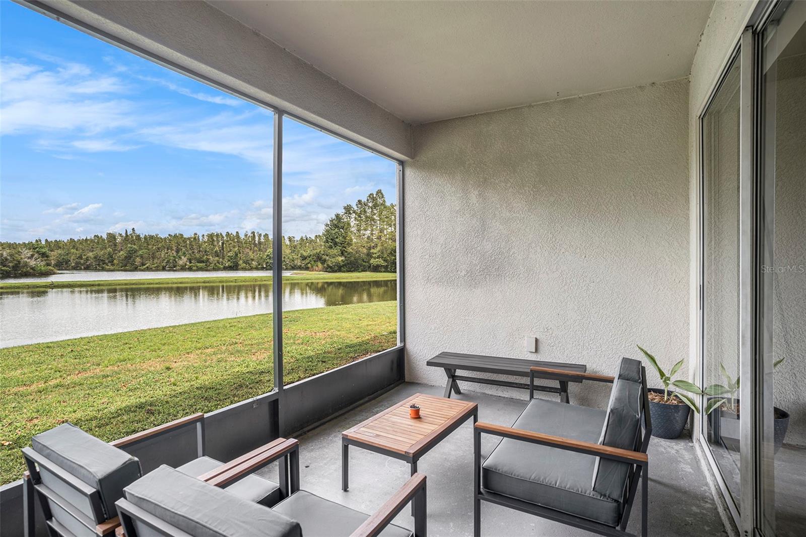 View from Screened in porch