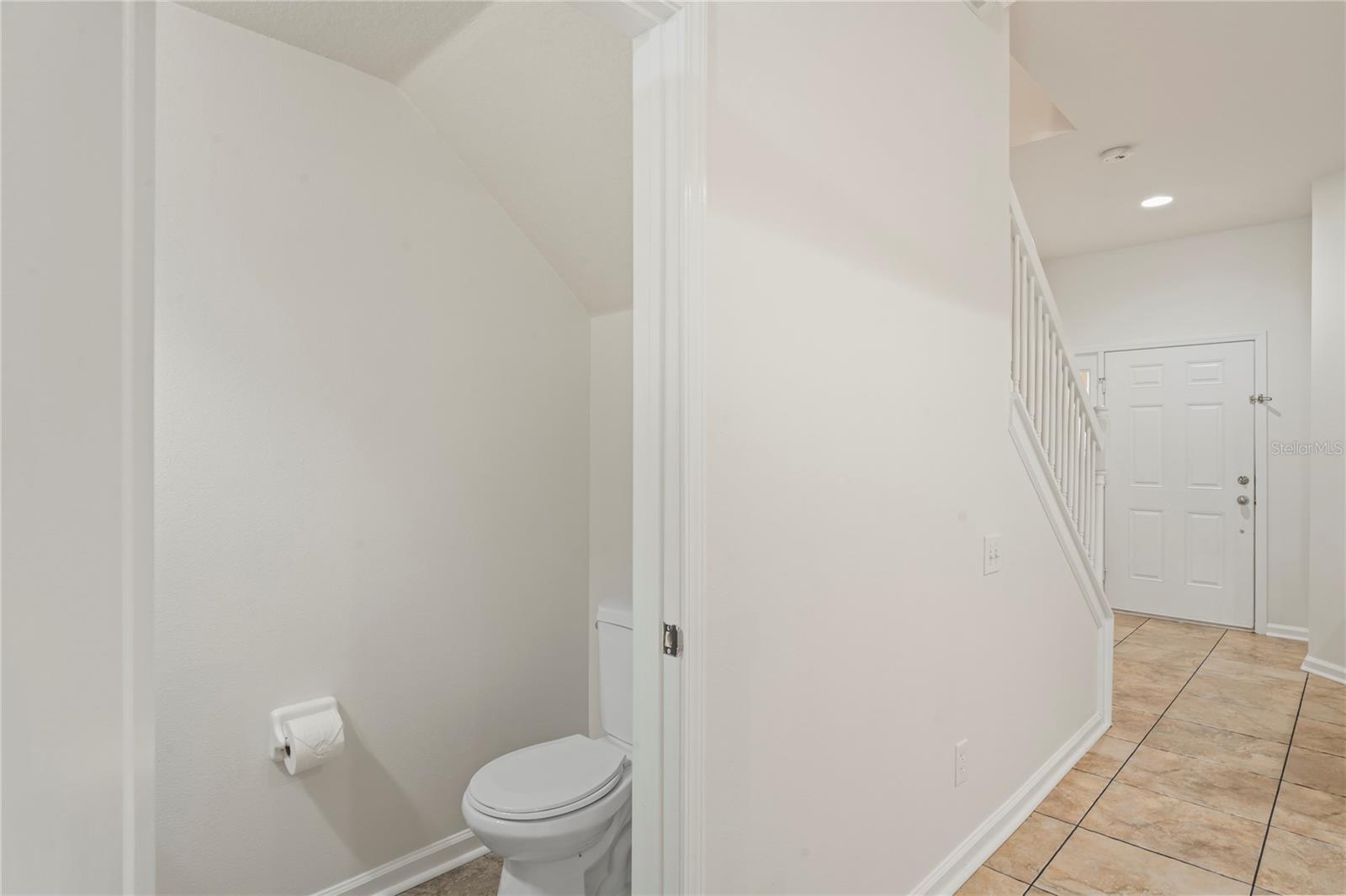 half bath on first floor