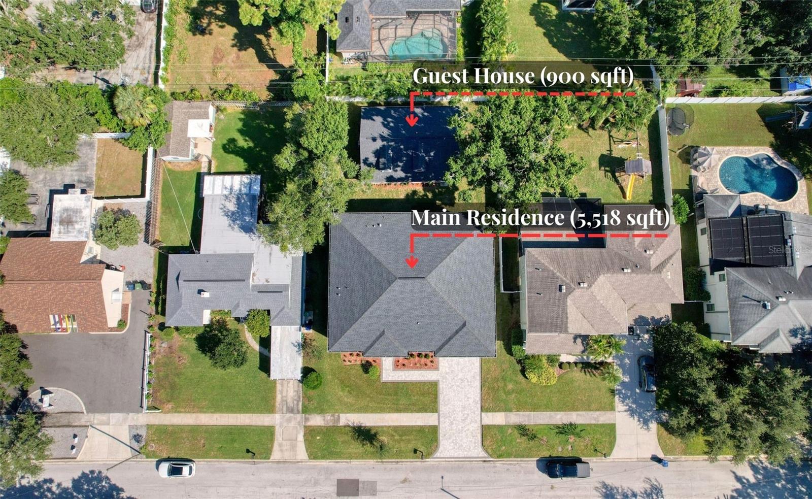 Main House 2024, Guest House 2020.  Better than new