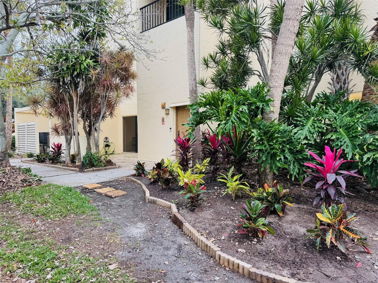 New lush landscaping