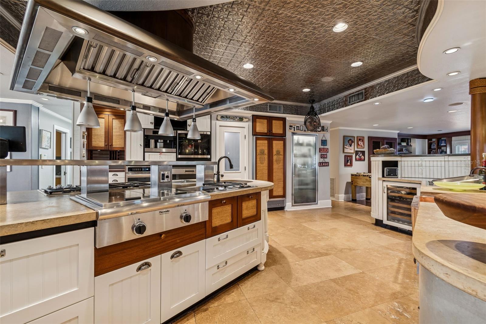 Custom Hood with warming lights