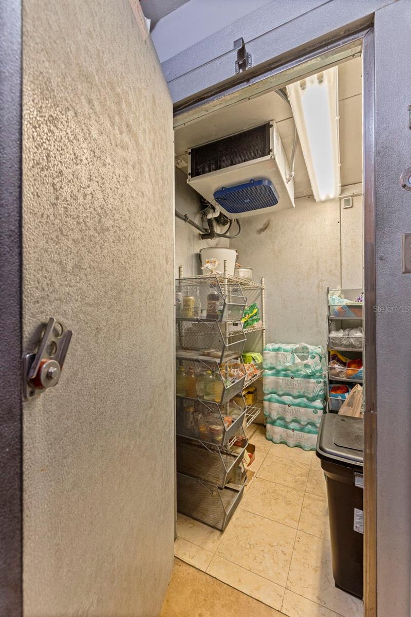 Walk-in commercial grade refrigerator