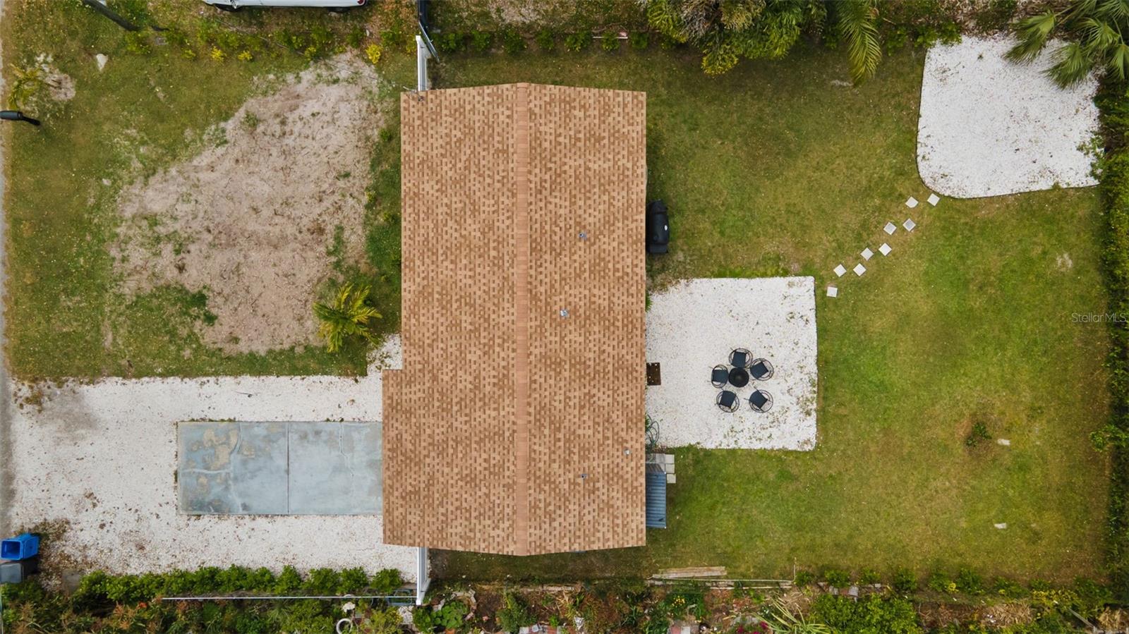 Aerial view of property