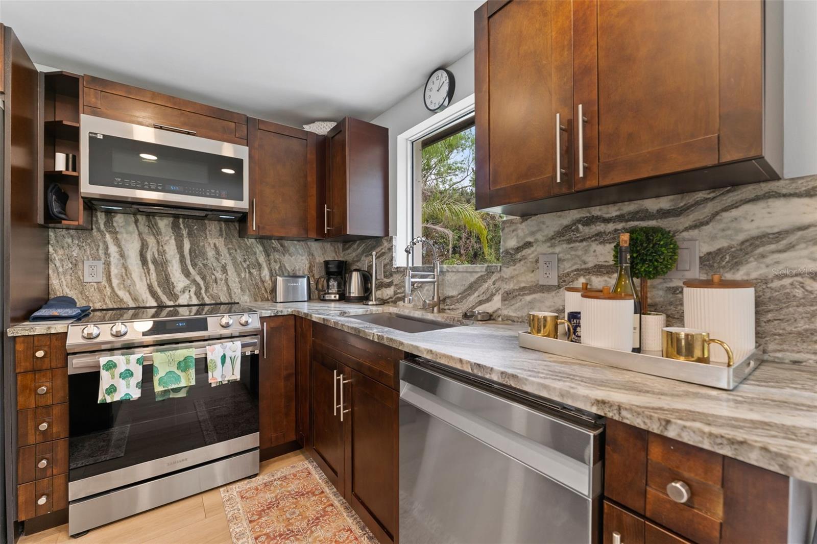 Kitchen with appliances