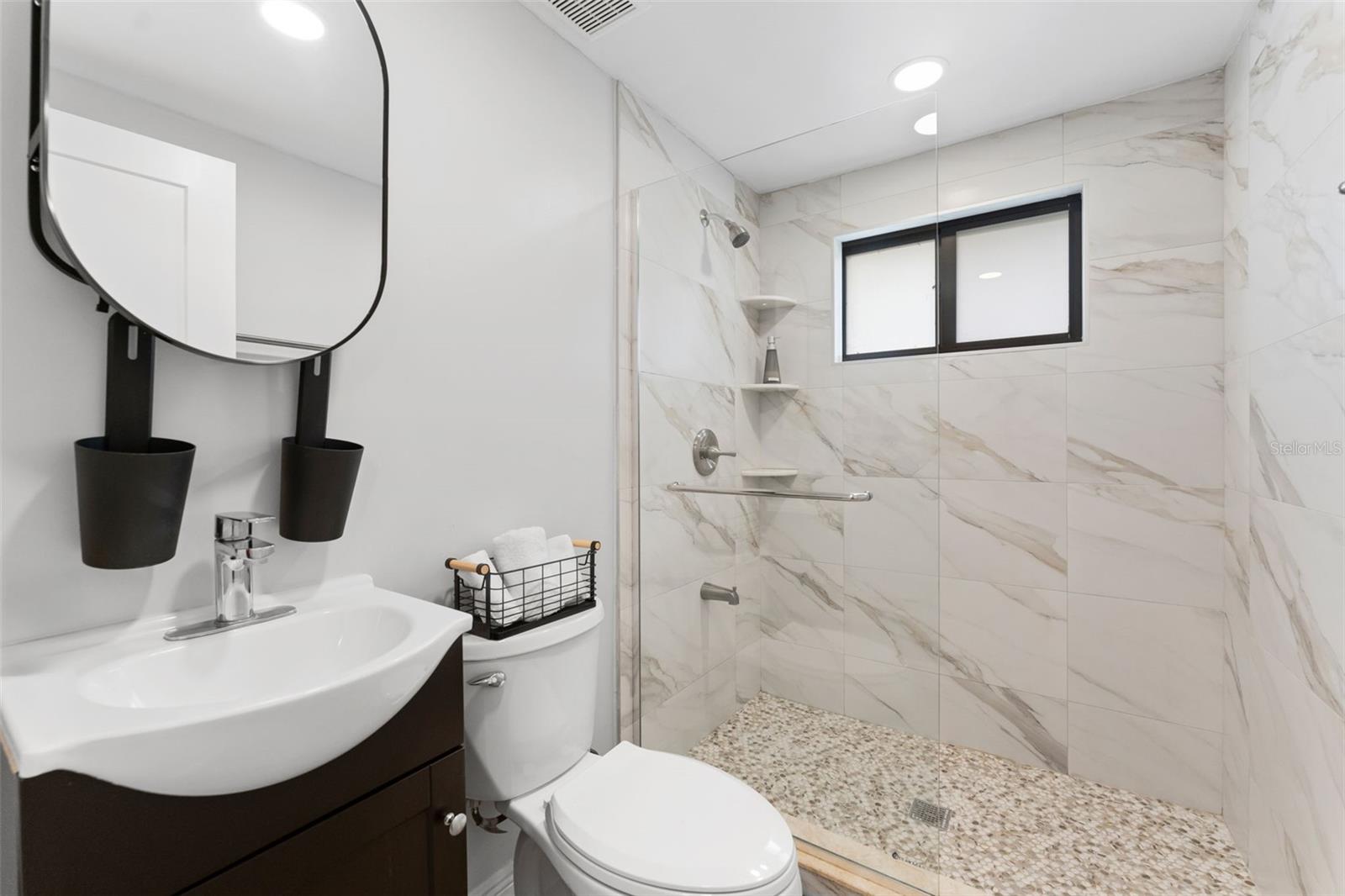 Second bedroom bathroom and shower