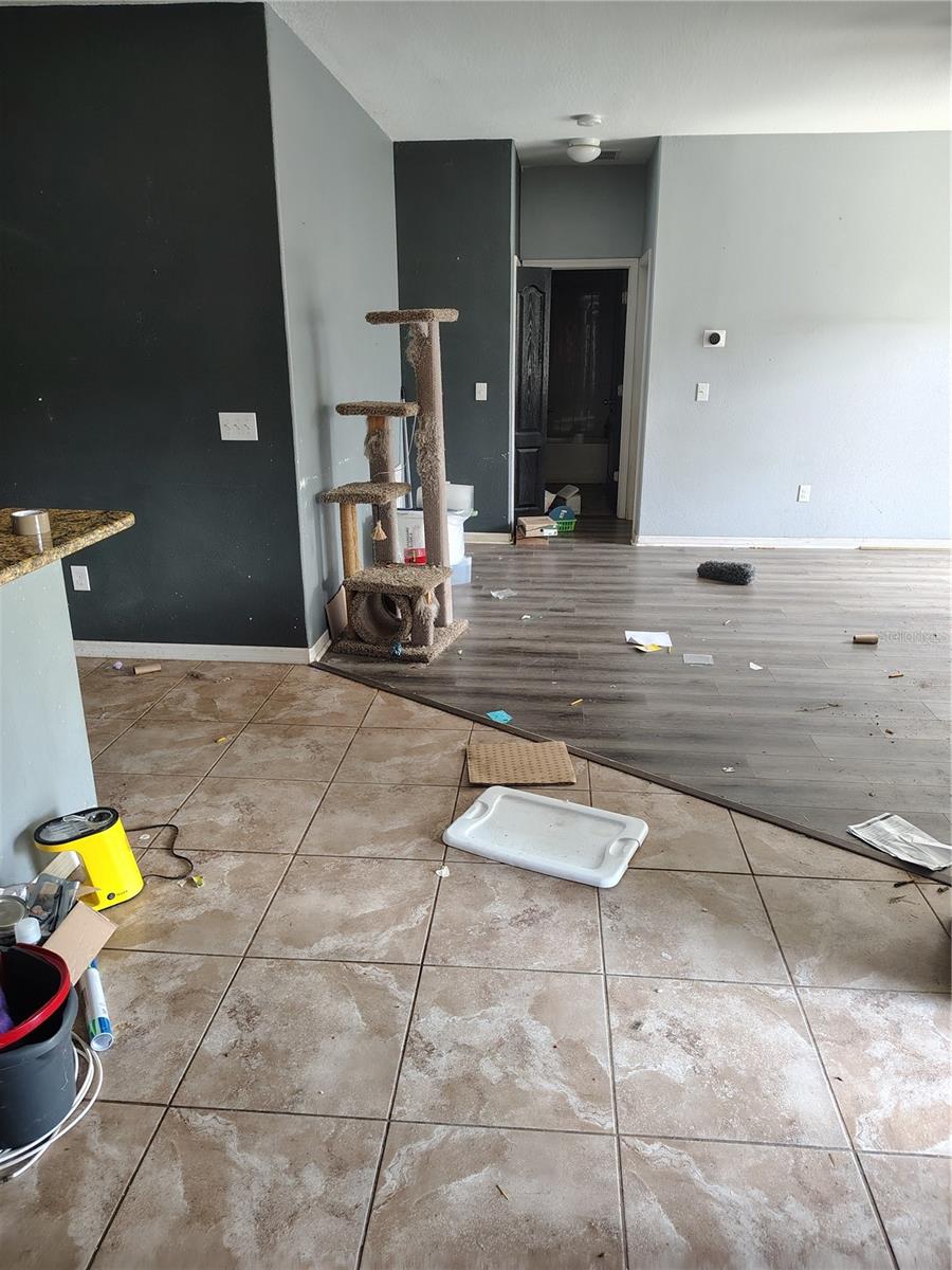 Kitchen Dining Living