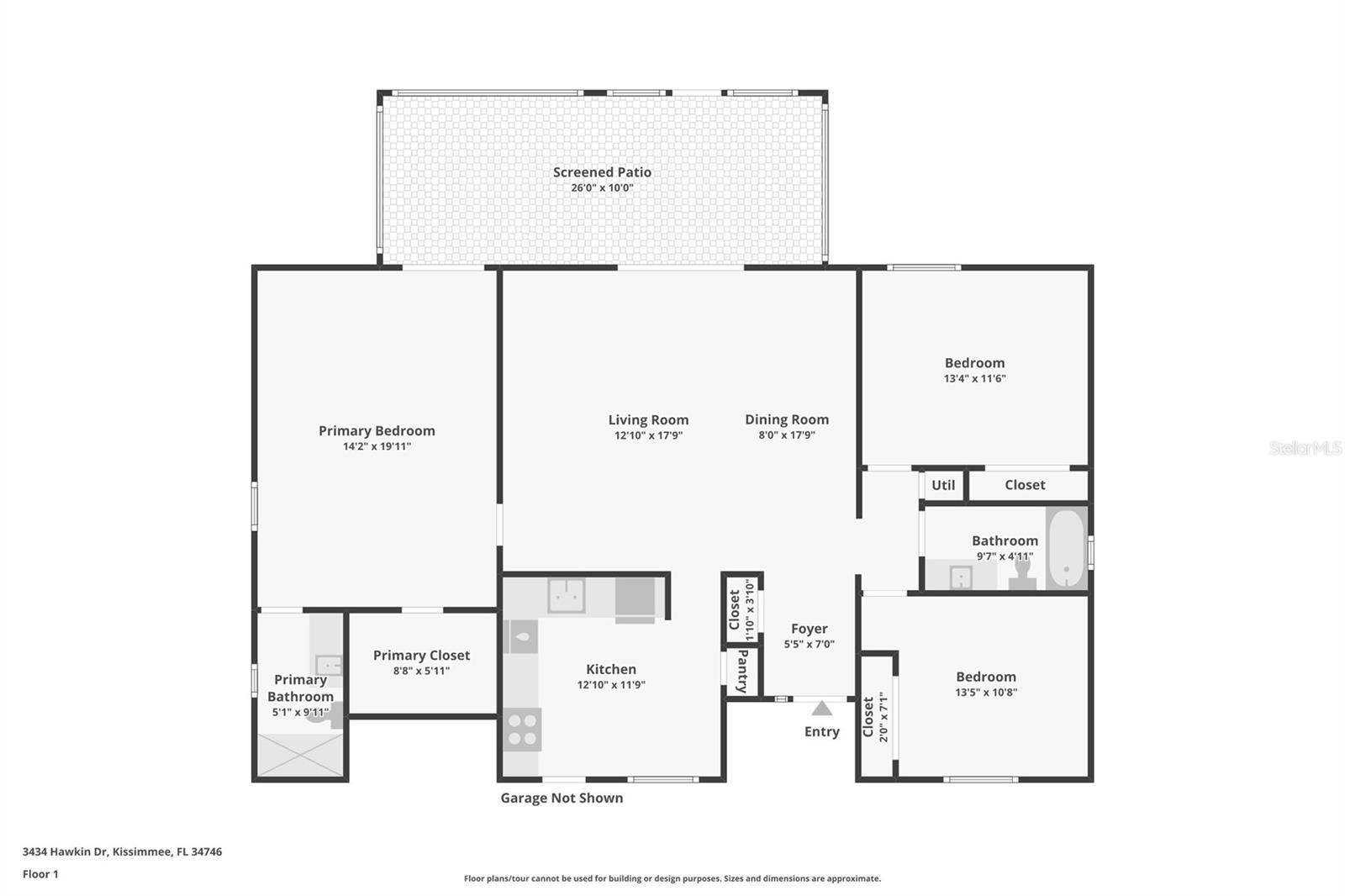 3434 HAWKIN DR, KISSIMMEE, FL, 34746