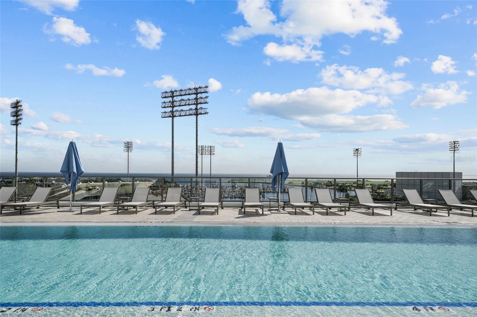 Abundant poolside lounge chairs ensure you’ll always have the perfect spot to relax and soak up the FL sun!