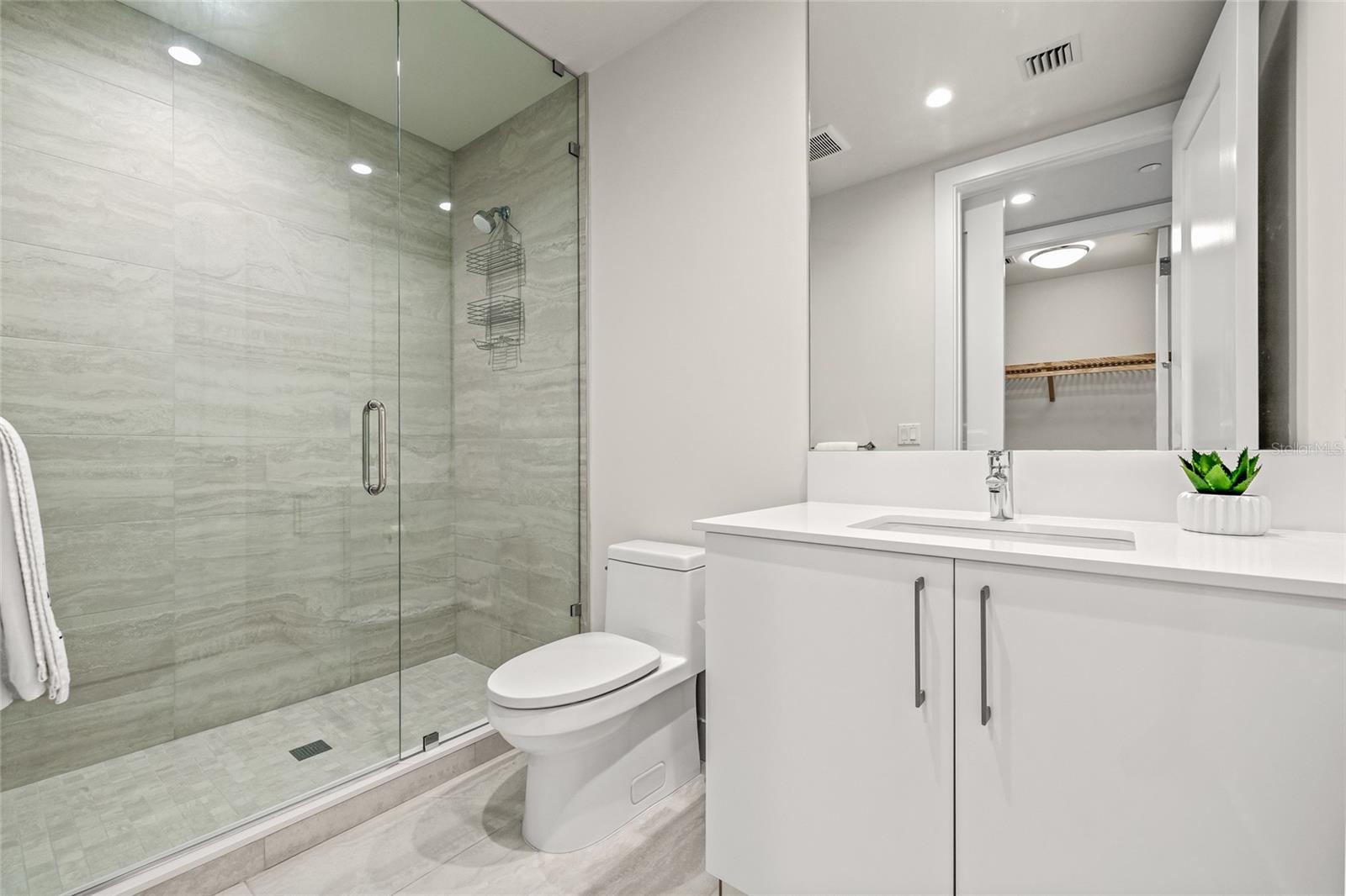 This is the en suite bathroom for bedroom #2.