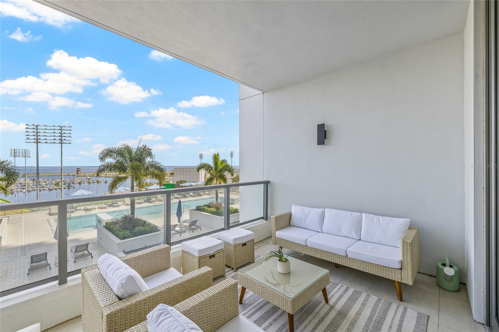 Start your day with morning coffee on the terrace while enjoying the sunrise over the Tampa Bay.