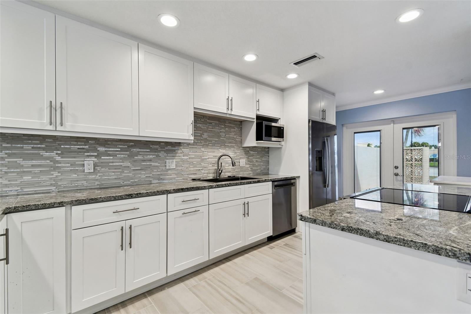 New cabinets and all new appliances.