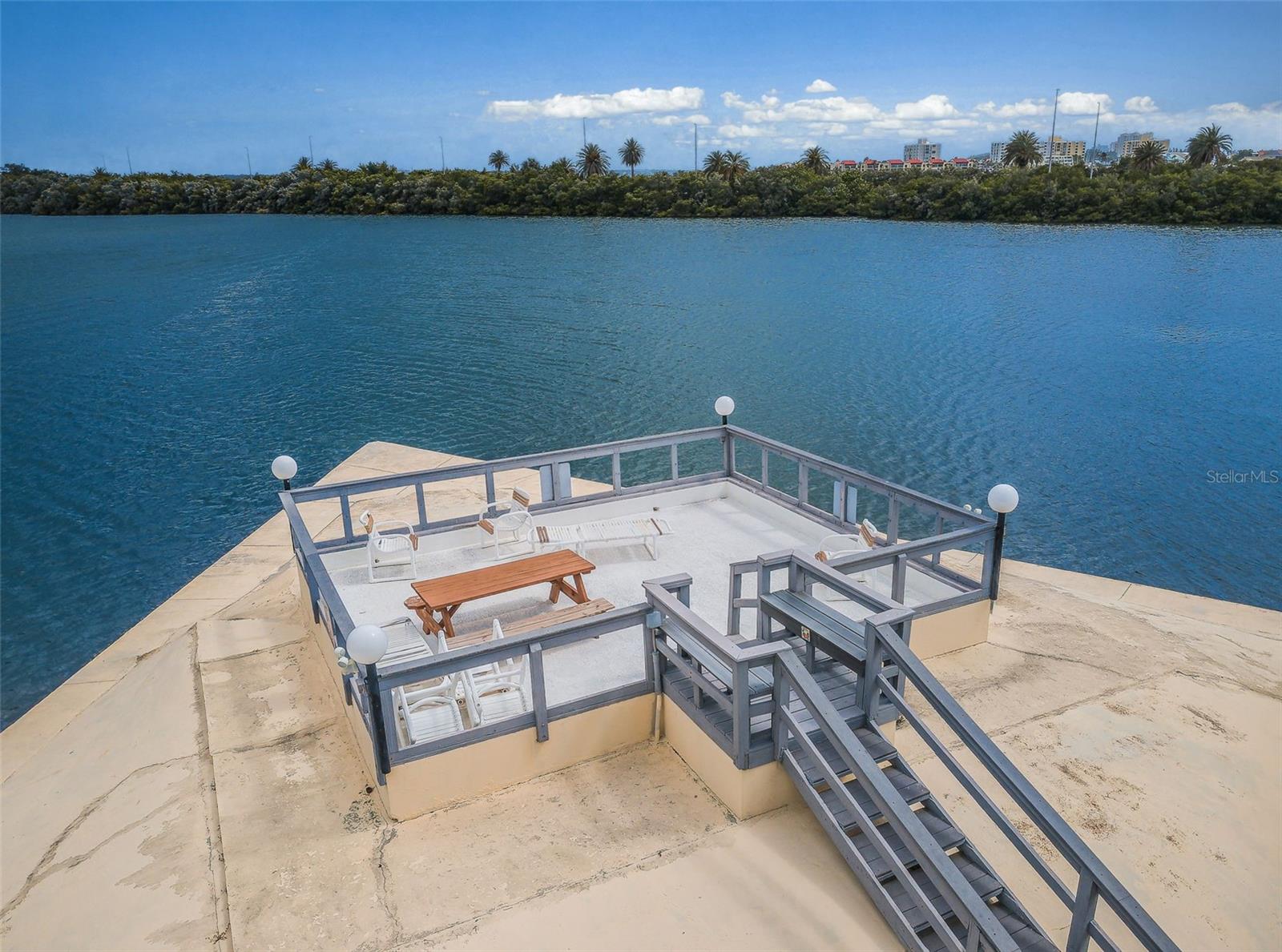 Sitting area at "The Point"