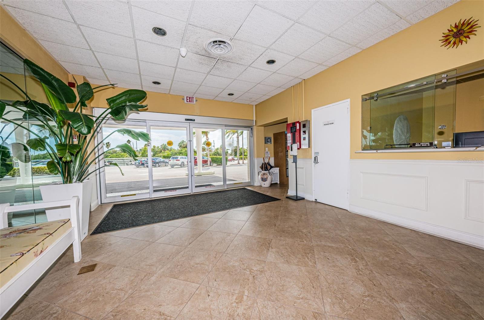 Secure lobby entrance