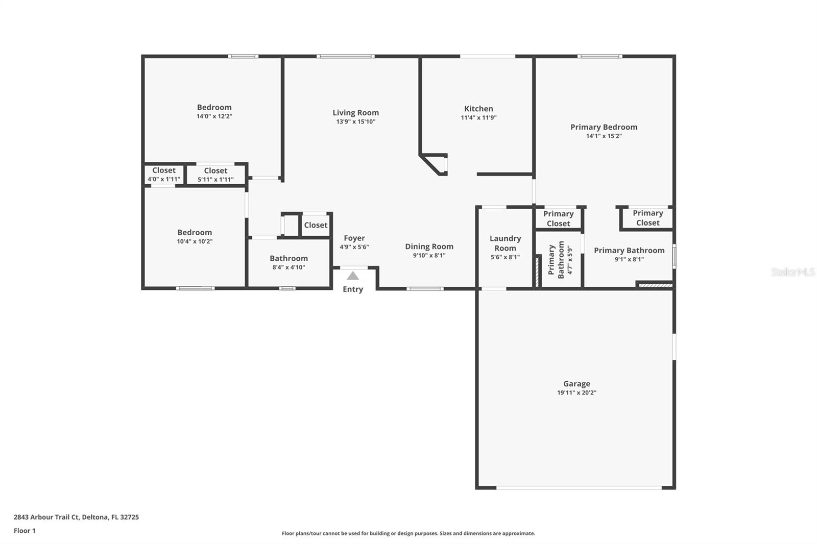 2843 ARBOUR TRAIL CT, DELTONA, FL, 32725