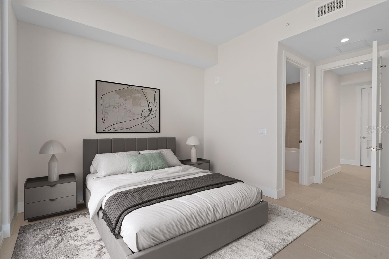 Guest Room 1 Virtually Staged