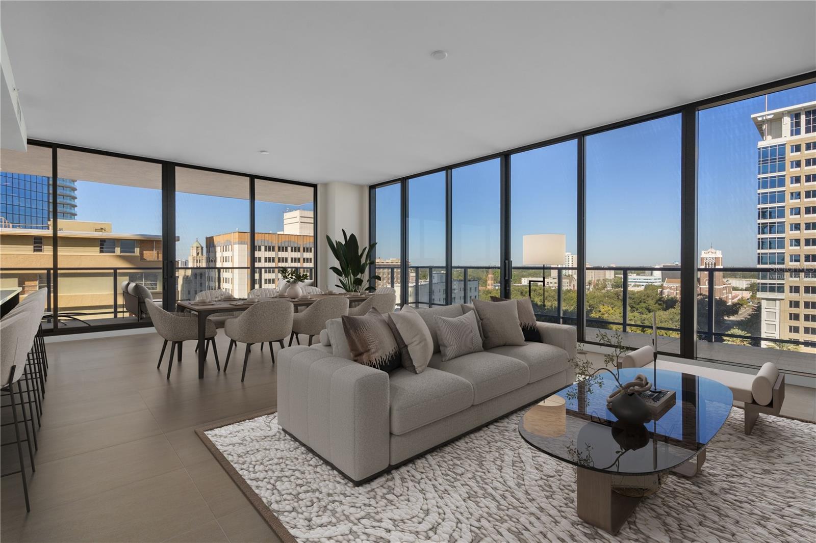 Great Room. Virtually Staged