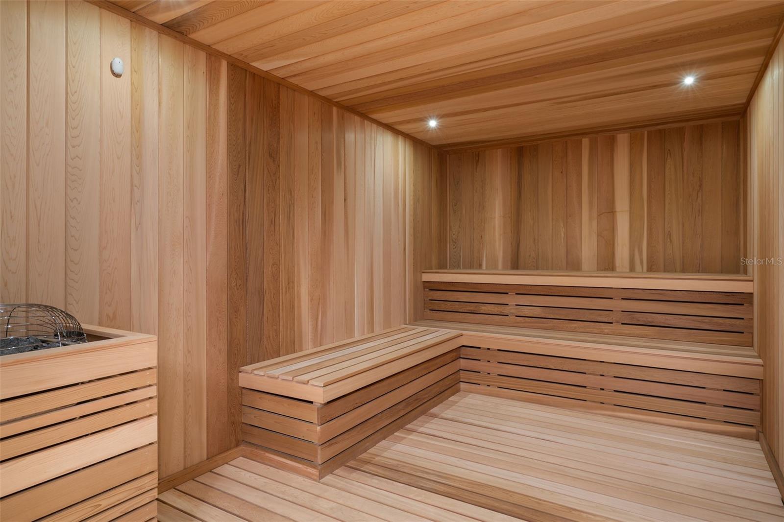 Sauna in Spa Area