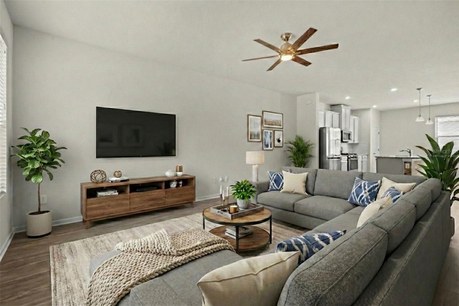 Living Room - Virtually Staged