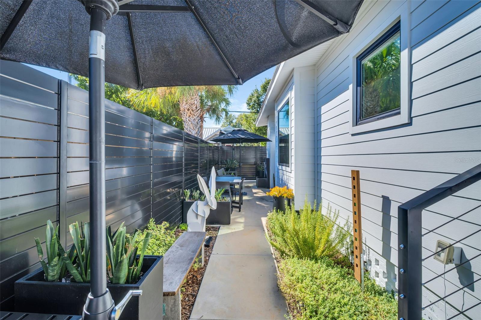 Outdoor Grilling and Gathering Area