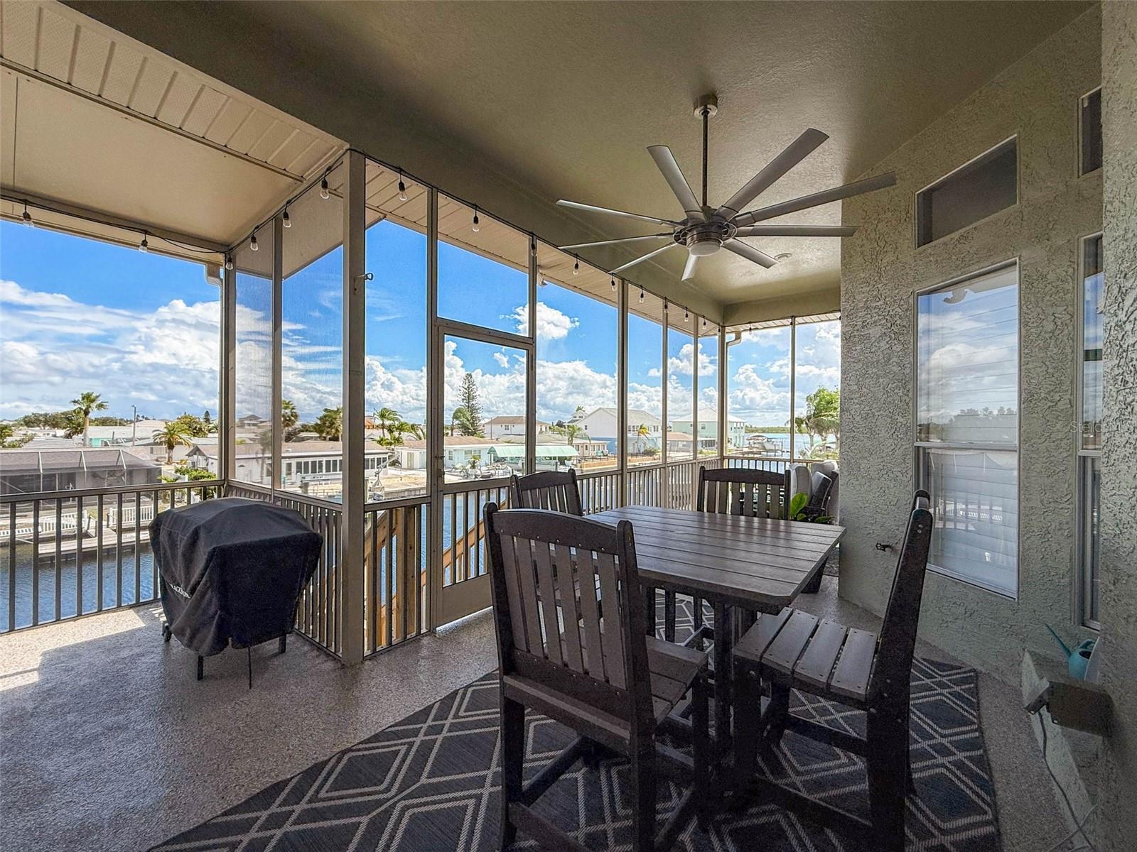 Screened-in Porch access off of the Family Room, Kitchen, Living Room and Primary Bedroom