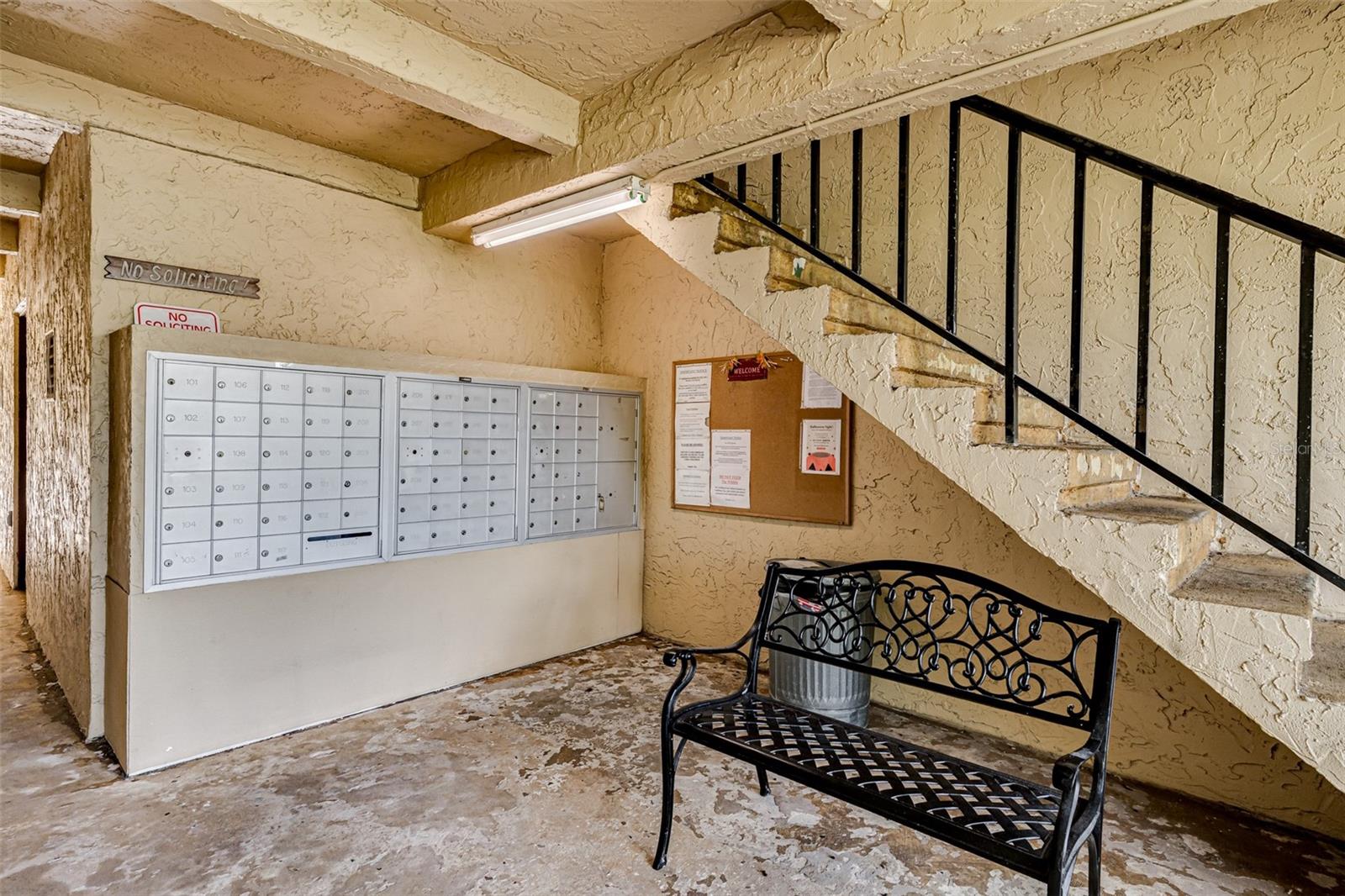 Mailboxes on the Ground Floor
