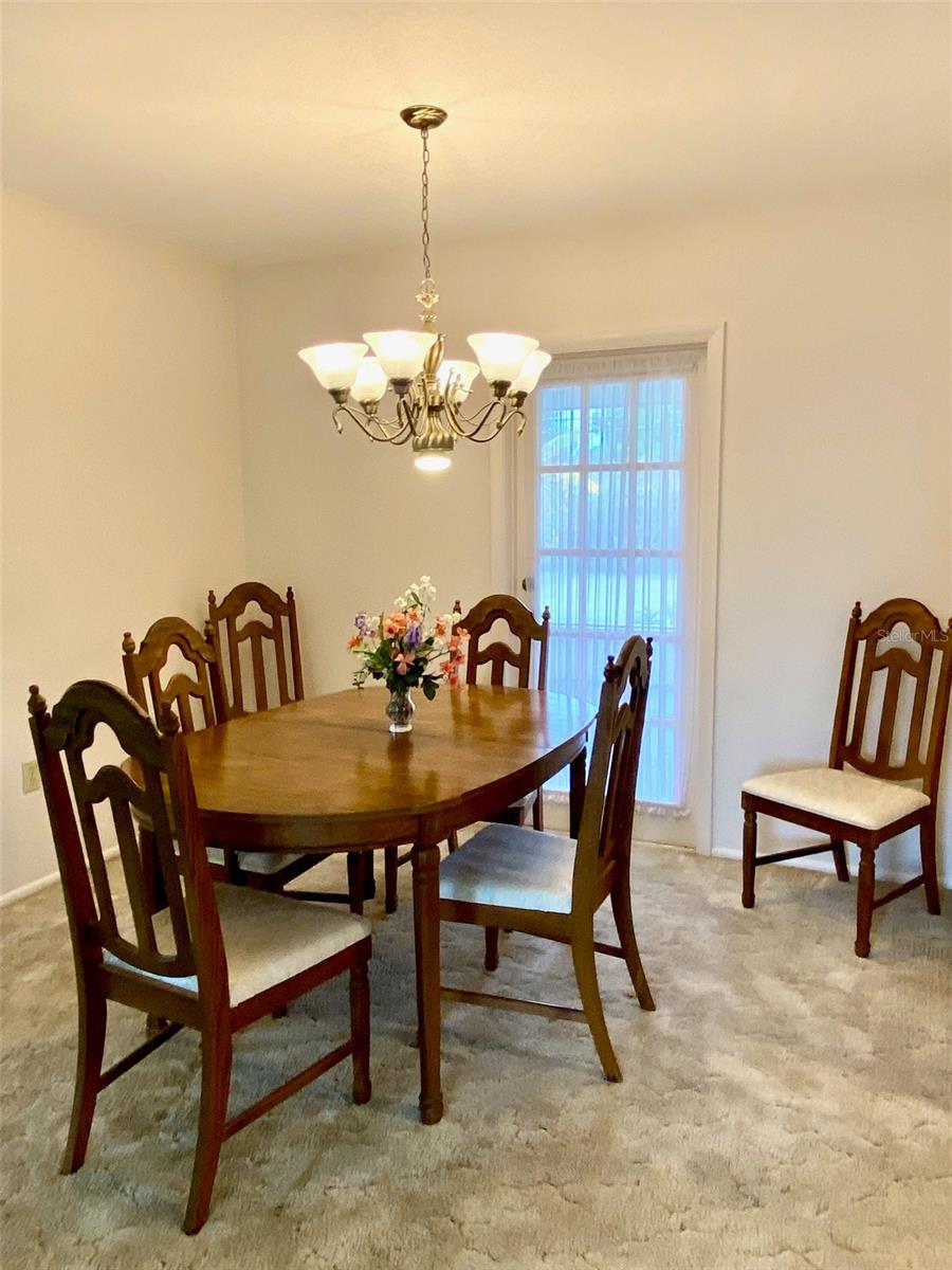 Din. Rm Door to Screen Porch