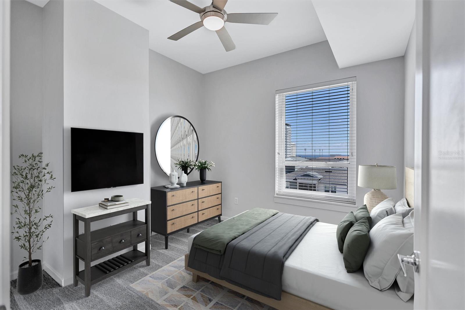Virtually Staged Guest Room