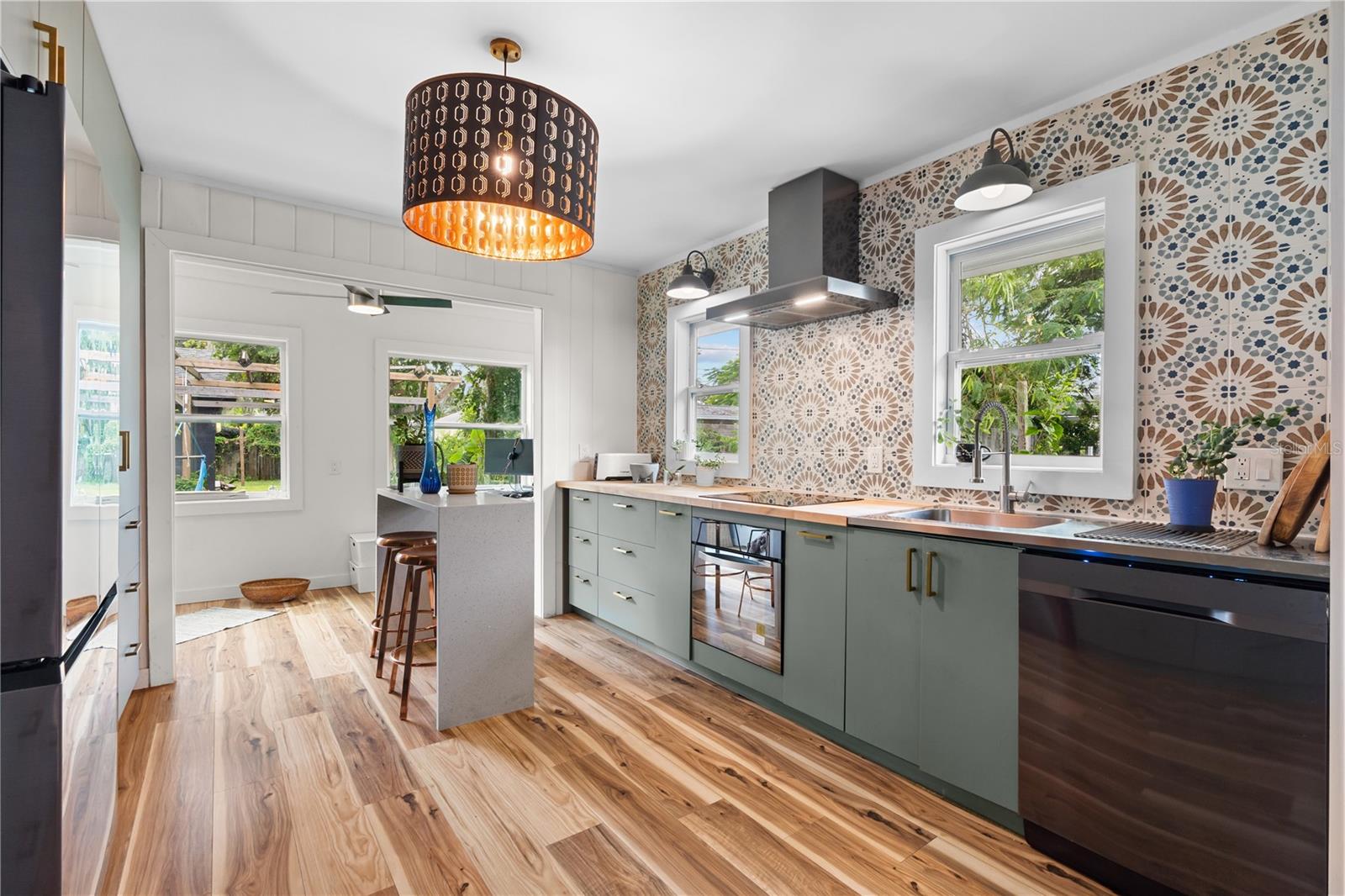 Beautiful updated open kitchen