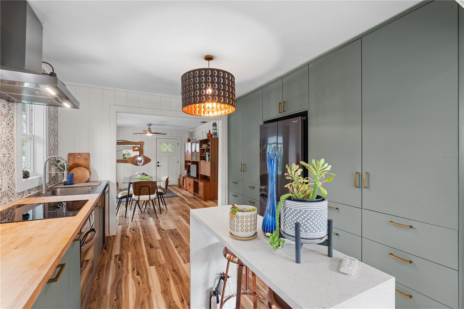 Black stainless appliances