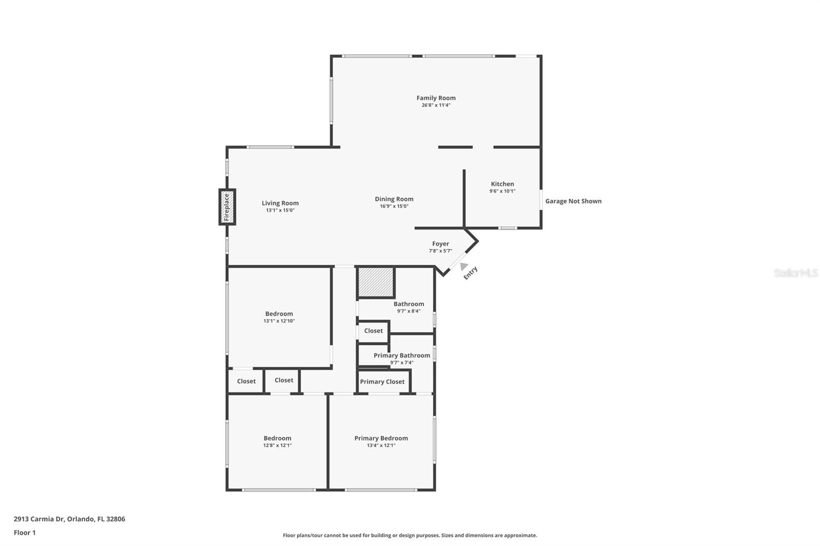 2913 CARMIA DR, ORLANDO, FL, 32806