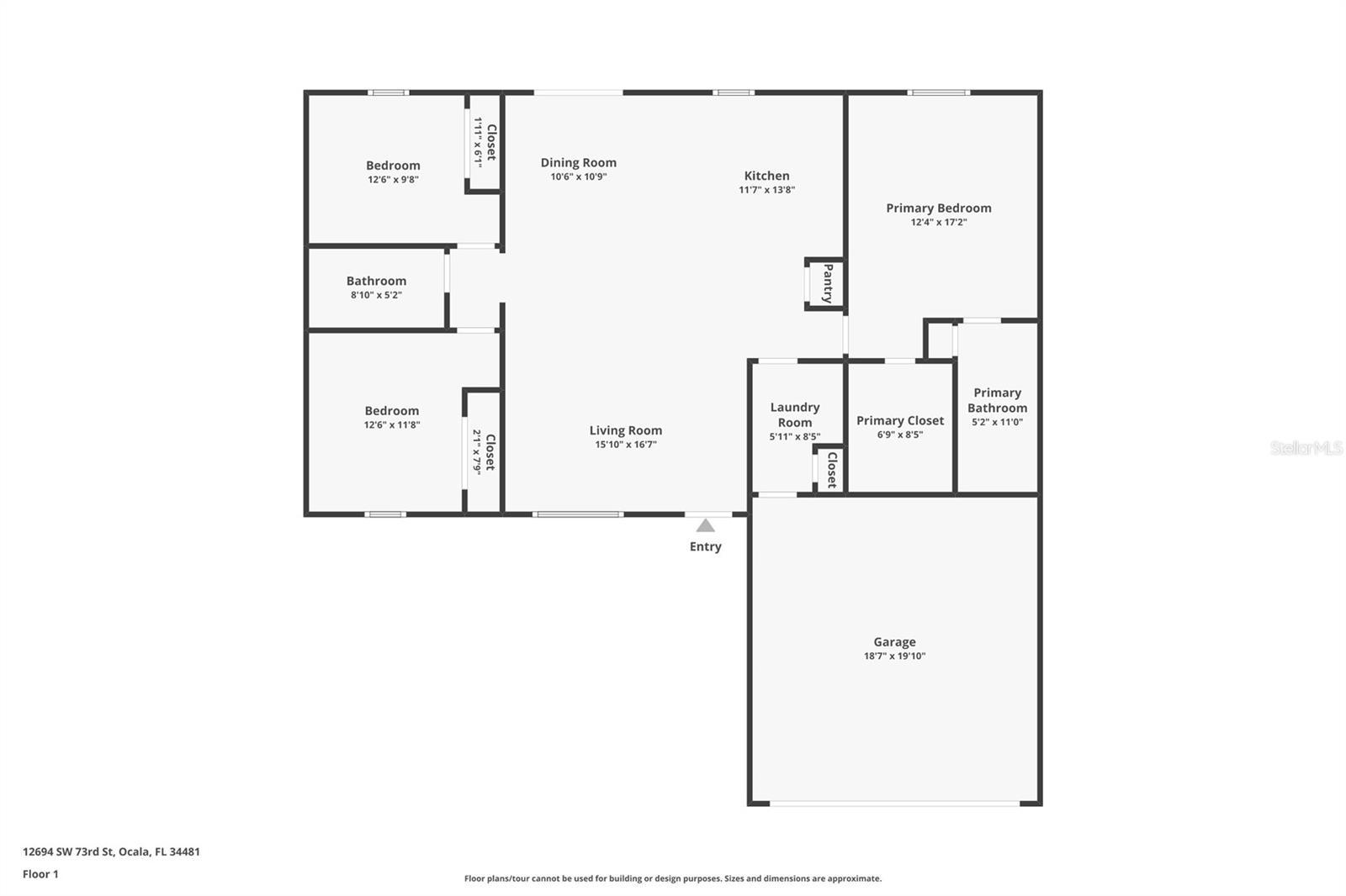 12694 SW 73RD ST, OCALA, FL, 34481