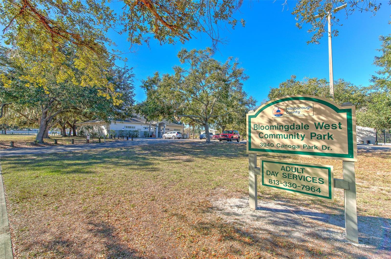 Park right down the road!