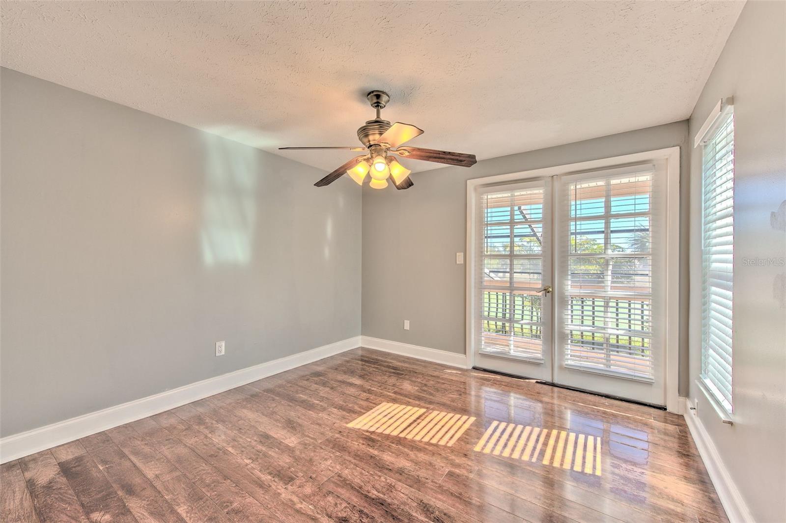 1st bedroom with balcony access