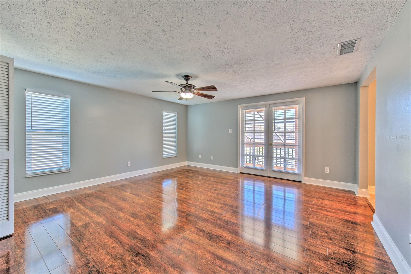 Spacious primary bedroom