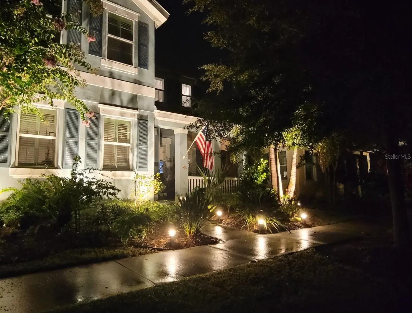 Exterior Front Architectural Lighting