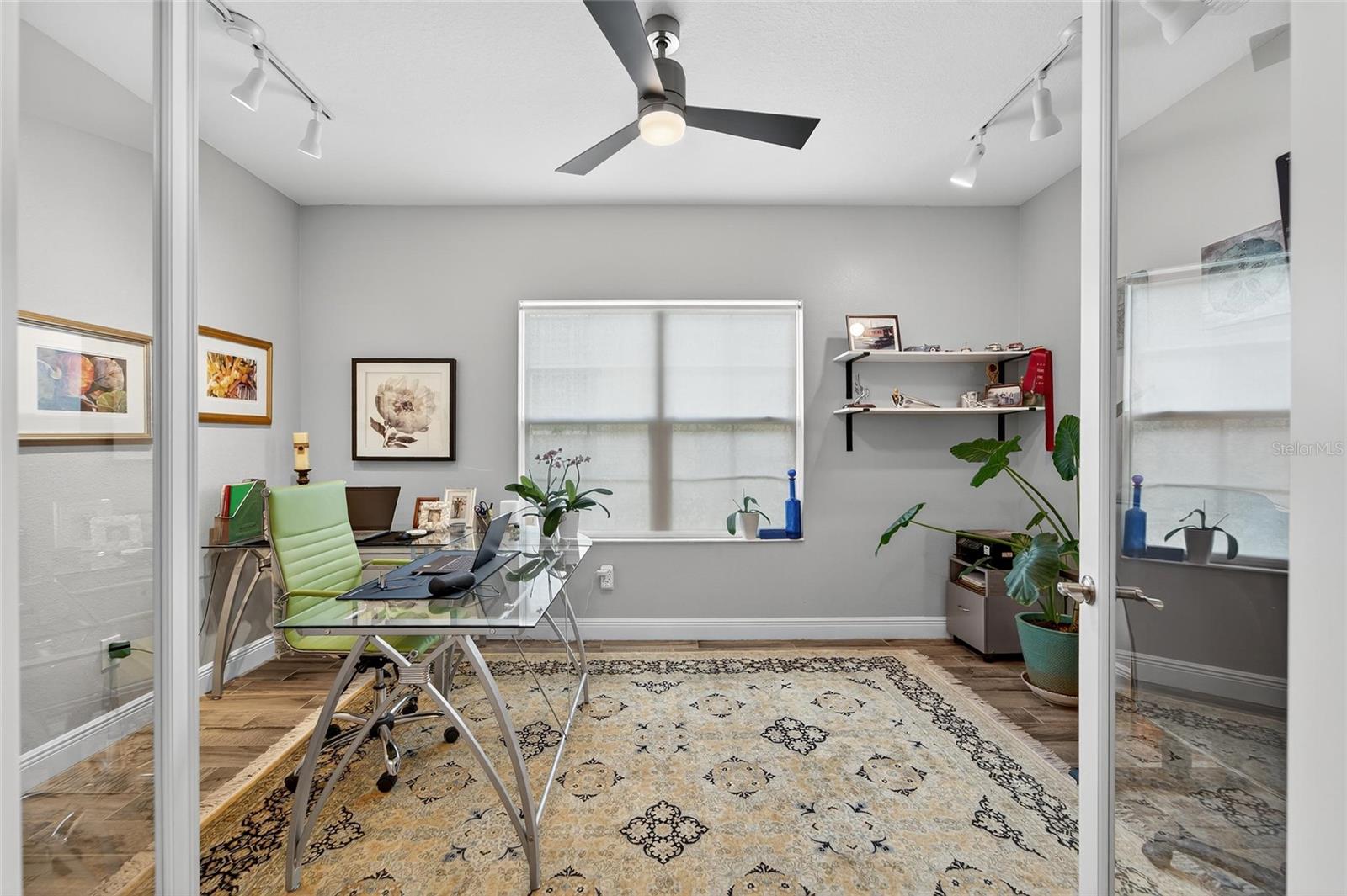 Glass Doored Office/Den