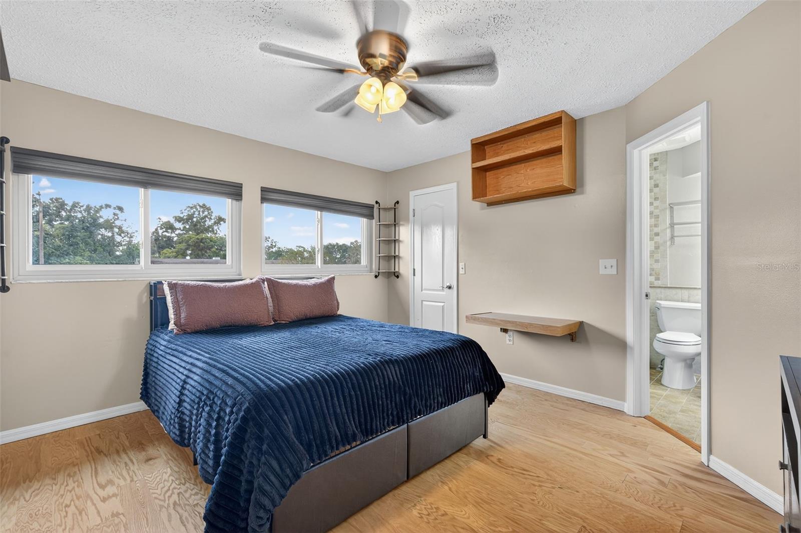 1st upstairs bedroom with full private bathroom